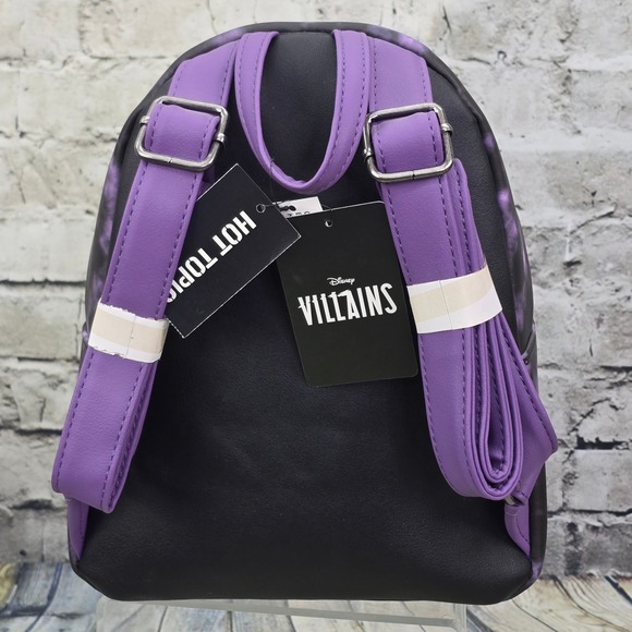 Loungefly Disney Villains Mini Backpack Purple‎ Tie Dye Hot Topic Exclusive NWT main image 6